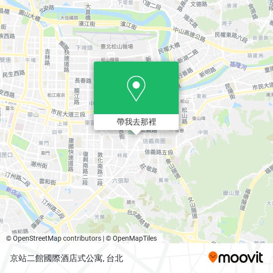 京站二館國際酒店式公寓地圖