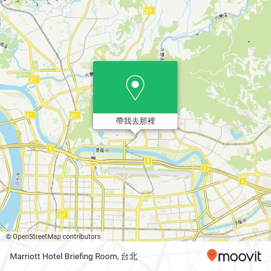 Marriott Hotel Briefing Room地圖