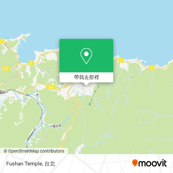 Fushan Temple地圖