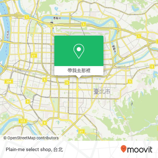 Plain-me select shop地圖