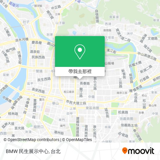 BMW 民生展示中心地圖