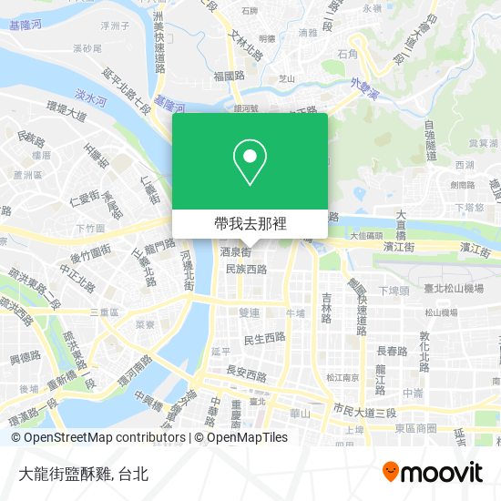 大龍街盬酥雞地圖