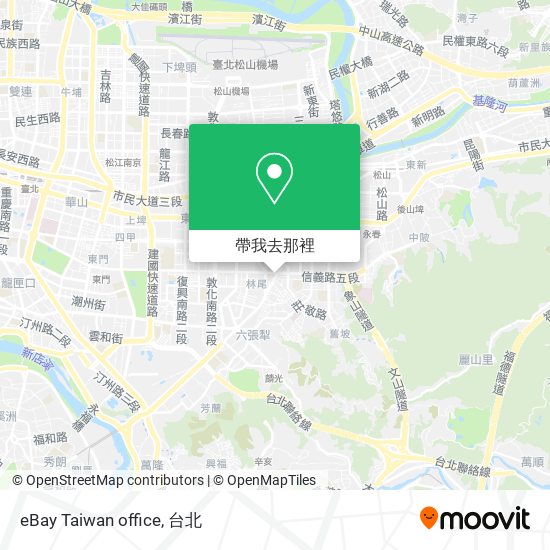 eBay Taiwan office地圖