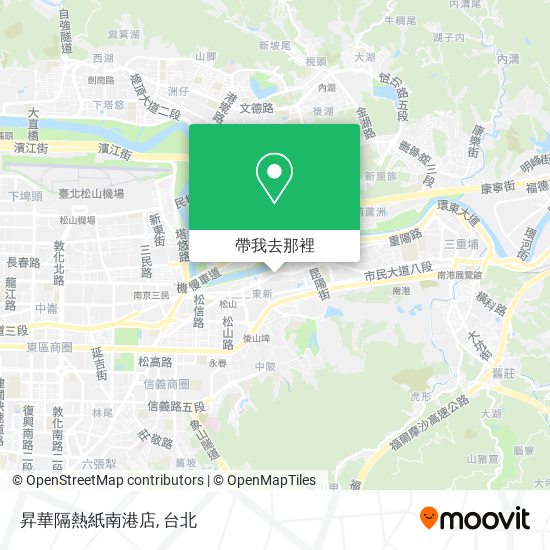 昇華隔熱紙南港店地圖