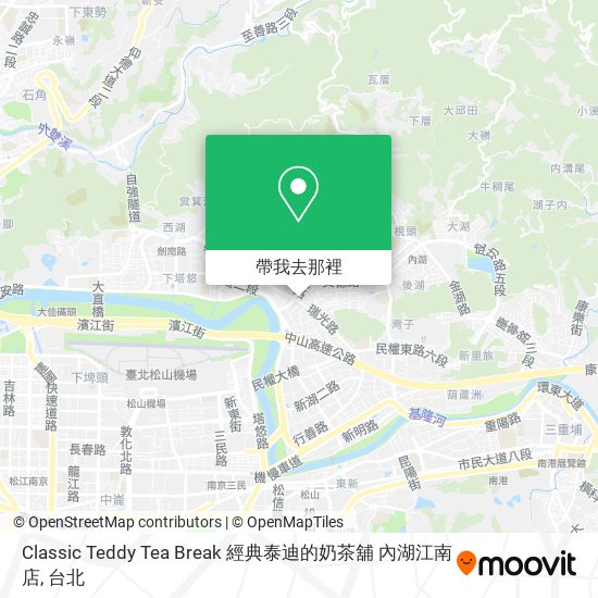 Classic Teddy Tea Break 經典泰迪的奶茶舖 內湖江南店地圖