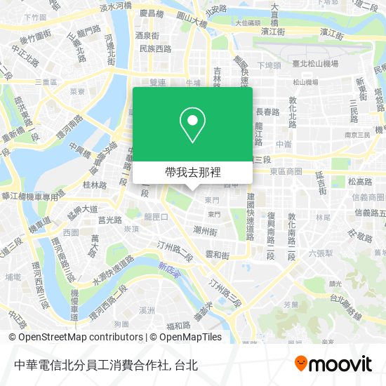 中華電信北分員工消費合作社地圖