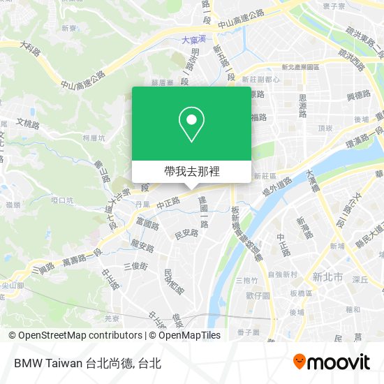 BMW Taiwan 台北尚德地圖