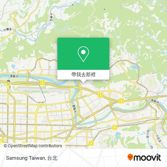 Samsung Taiwan地圖
