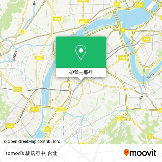 tomod's 板橋府中地圖
