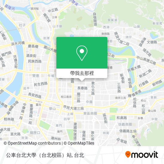 公車台北大學（台北校區）站地圖