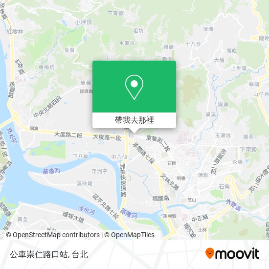 公車崇仁路口站地圖