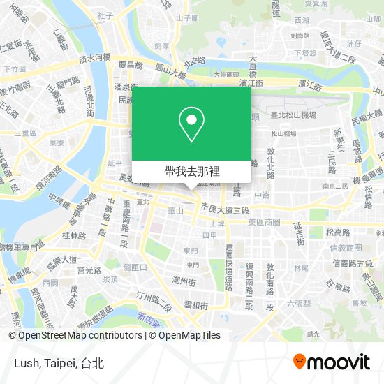 Lush, Taipei地圖