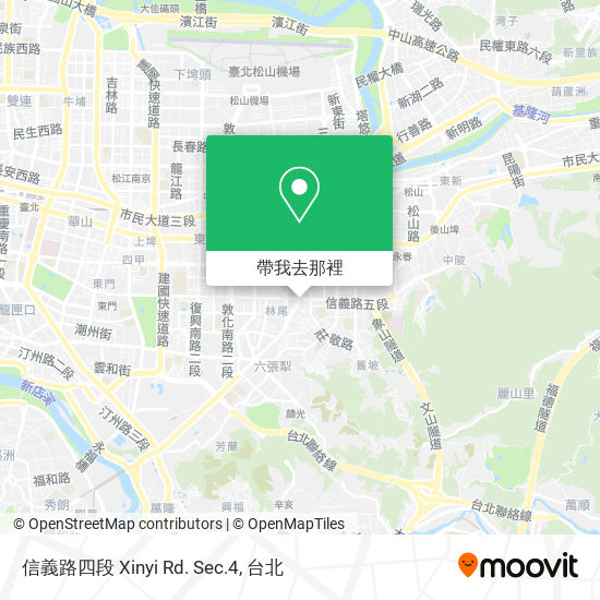 信義路四段 Xinyi Rd. Sec.4地圖