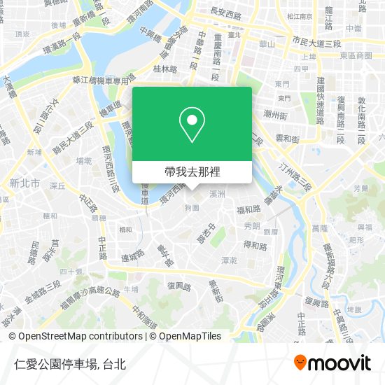 仁愛公園停車場地圖