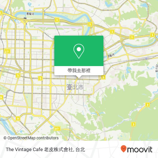 The Vintage Cafe 老皮株式會社地圖