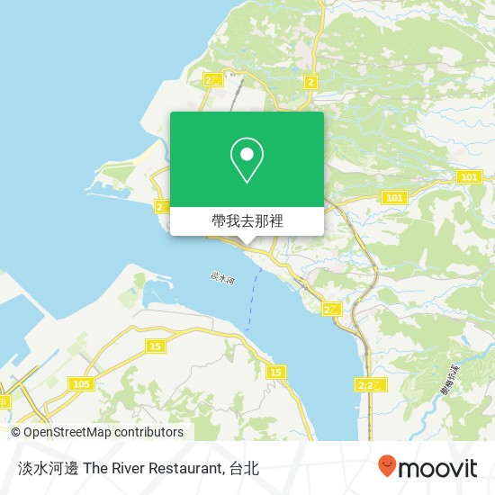 淡水河邊 The River Restaurant地圖