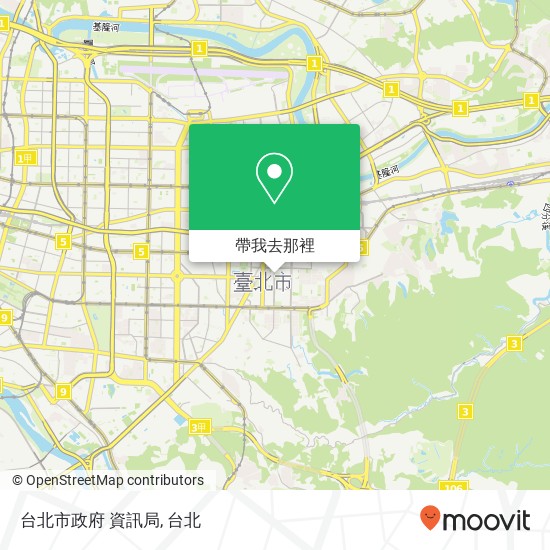 台北市政府 資訊局地圖