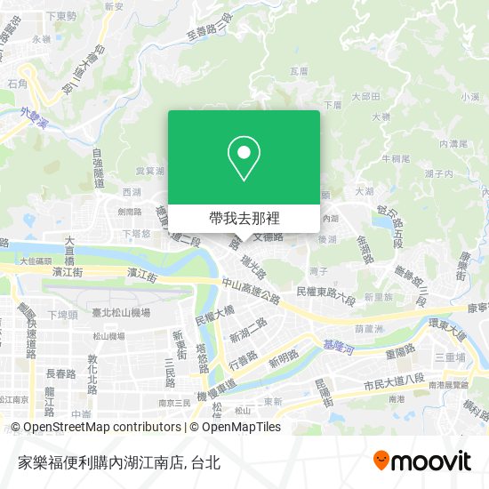 家樂福便利購內湖江南店地圖