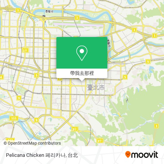 Pelicana Chicken 페리카나地圖