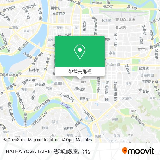 HATHA YOGA TAIPEI 熱瑜珈教室地圖