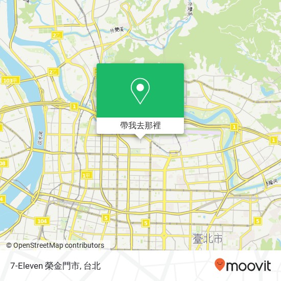 7-Eleven 榮金門市地圖