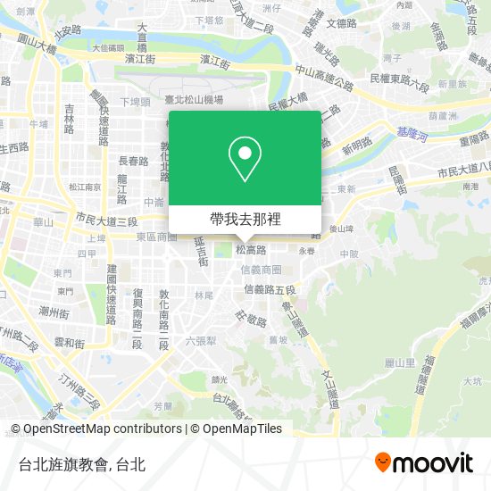 台北旌旗教會地圖