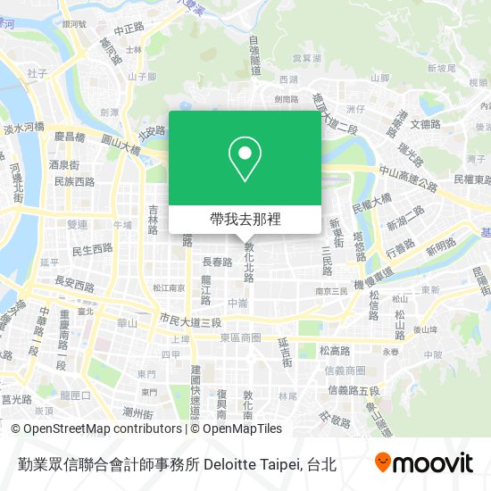勤業眾信聯合會計師事務所 Deloitte Taipei地圖