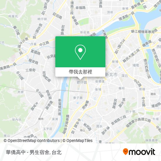 華僑高中 - 男生宿舍地圖