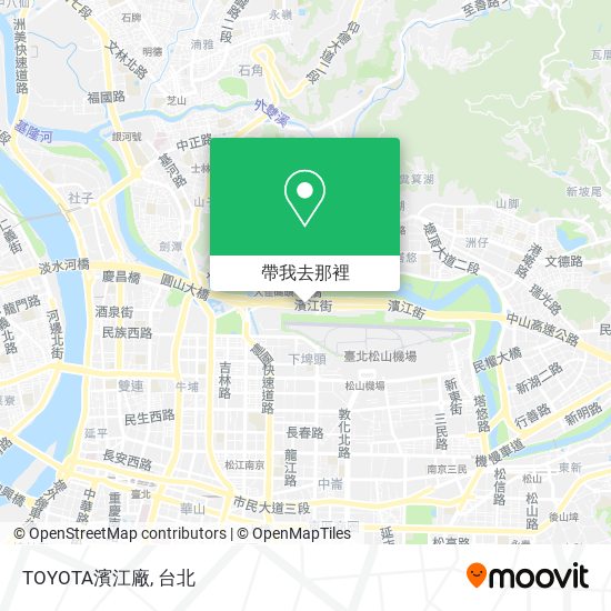 TOYOTA濱江廠地圖