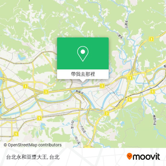 台北永和豆漿大王地圖