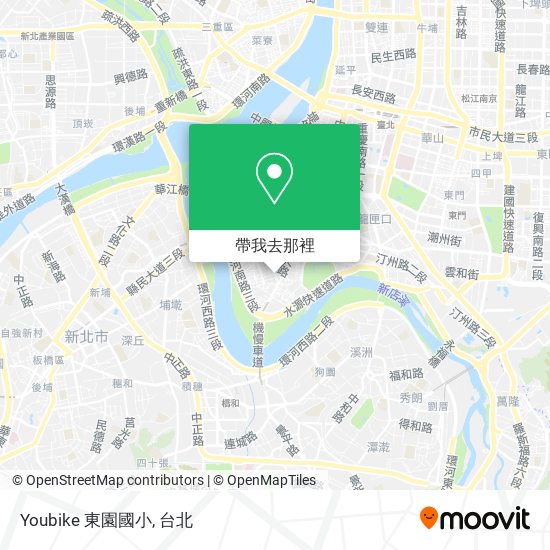 Youbike 東園國小地圖