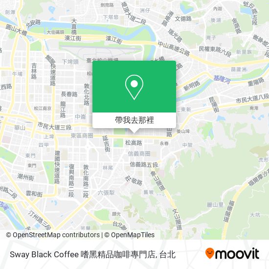 Sway Black Coffee 嗜黑精品咖啡專門店地圖