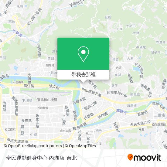 全民運動健身中心-內湖店地圖