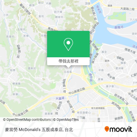 麥當勞 McDonald's 五股成泰店地圖