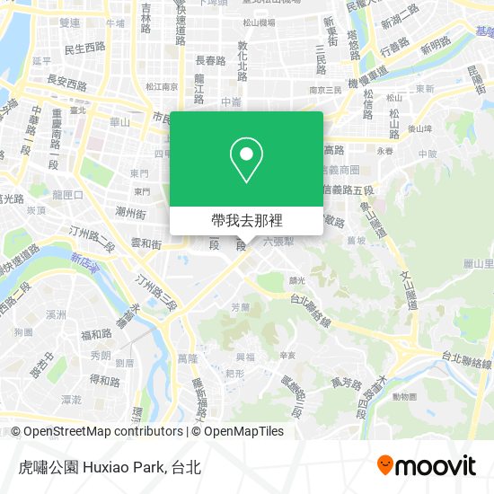 虎嘯公園 Huxiao Park地圖