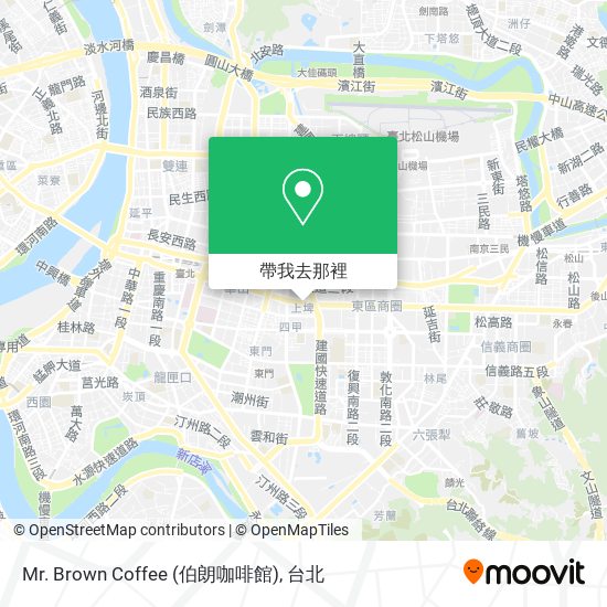 Mr. Brown Coffee (伯朗咖啡館)地圖