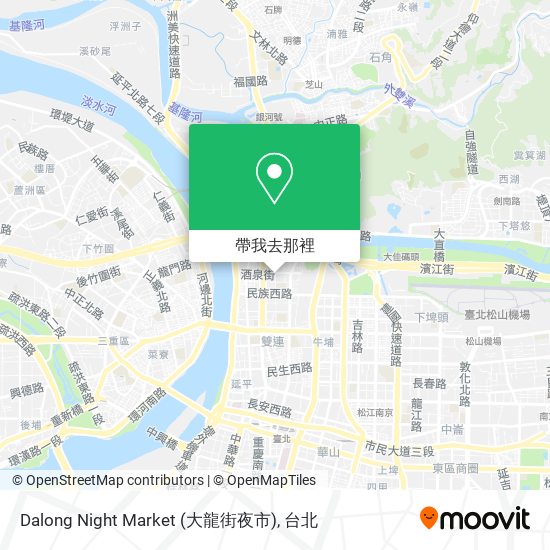 Dalong Night Market (大龍街夜市)地圖