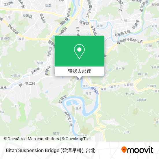 Bitan Suspension Bridge (碧潭吊橋)地圖
