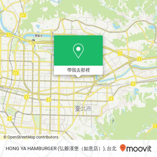 HONG YA HAMBURGER (弘爺漢堡（如意店）)地圖