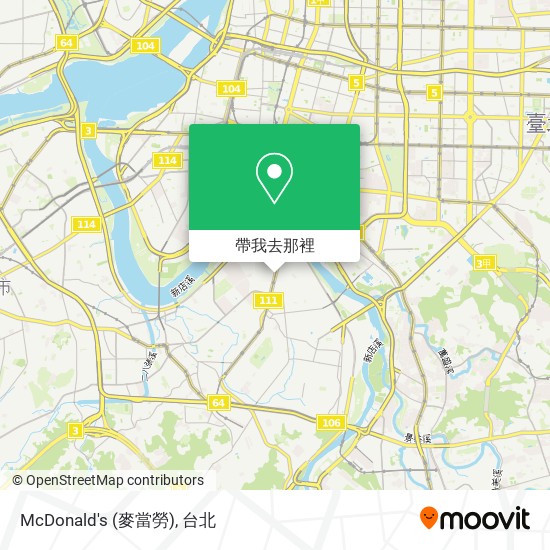 McDonald's (麥當勞)地圖