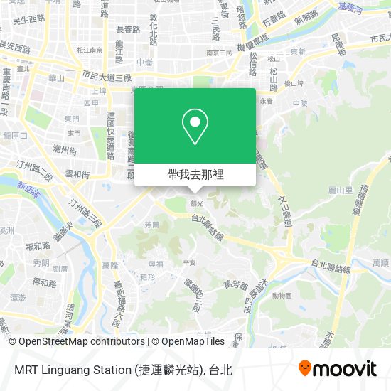 MRT Linguang Station (捷運麟光站)地圖