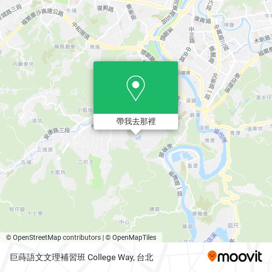 巨蒔語文文理補習班 College Way地圖
