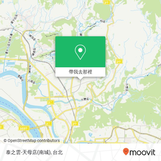 泰之雲-天母店(南城)地圖