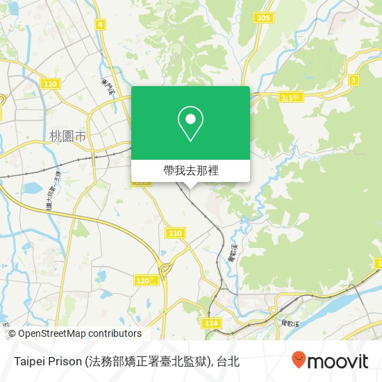 Taipei Prison (法務部矯正署臺北監獄)地圖