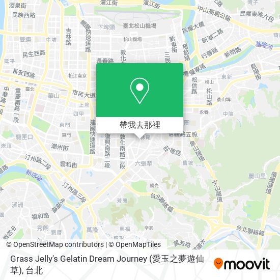 Grass Jelly's Gelatin Dream Journey (愛玉之夢遊仙草)地圖