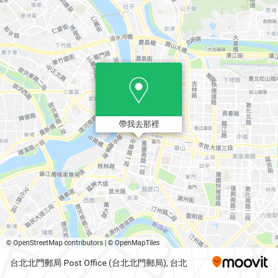 台北北門郵局 Post Office地圖