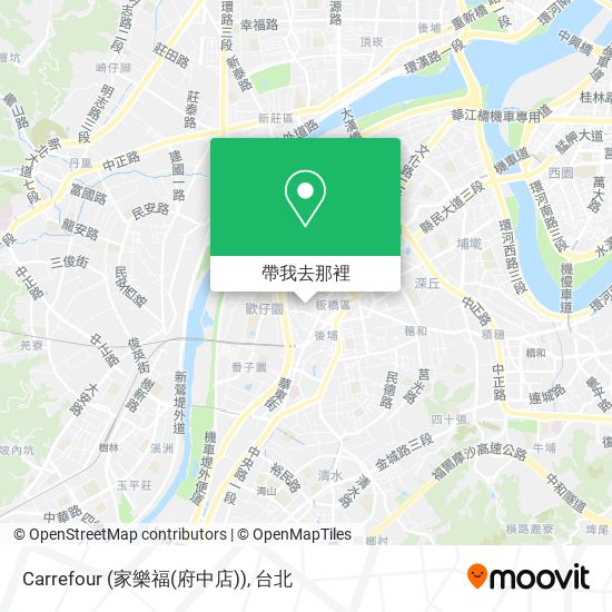Carrefour (家樂福(府中店))地圖