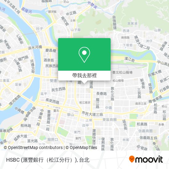 HSBC (滙豐銀行（松江分行）)地圖