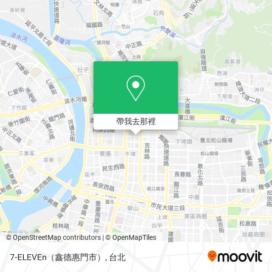 7-ELEVEn（鑫德惠門市）地圖