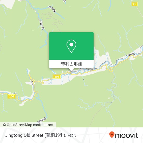 Jingtong Old Street (菁桐老街)地圖
